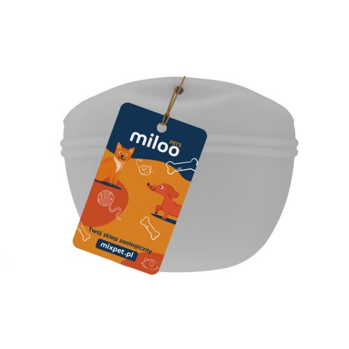 Silikonowe etui na przysmaki 2 szary