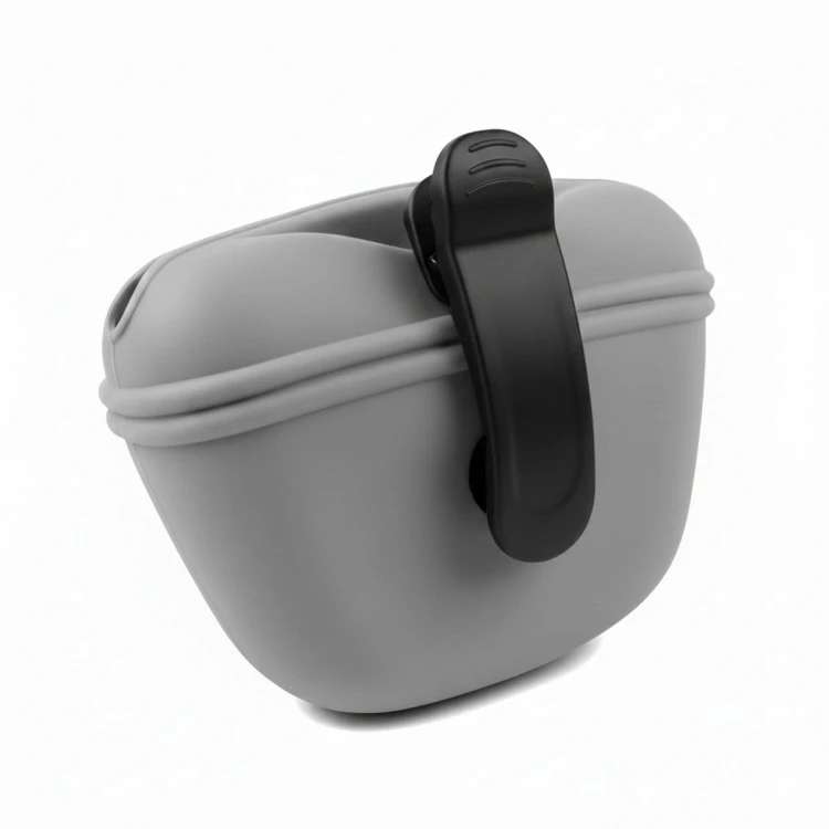 Silikonowe etui na przysmaki 2 szary