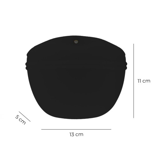 Silikonowe etui na przysmaki 2 czarny