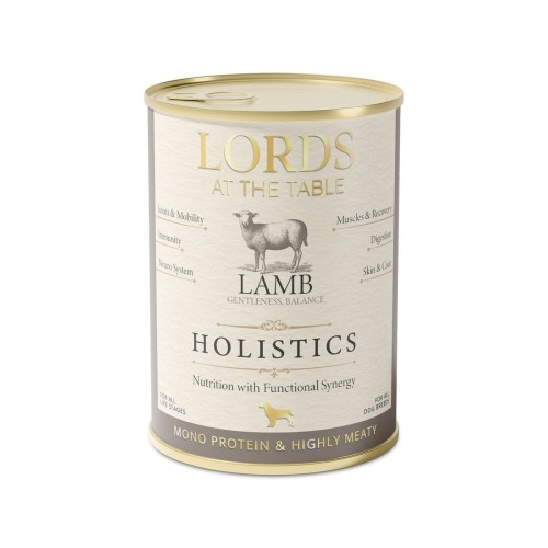 Karma mokra HOLISTICS monoproteinowa JAGNIĘCINA - 400g LORDS at the table