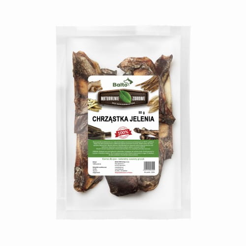 Chrząstka jelenia PREMIUM (opak. 50g) Balto