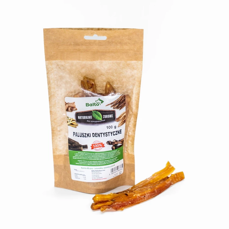 Paluszki dentystyczne PREMIUM (opak. 100g) Balto