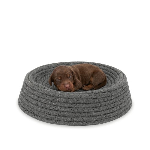 Legowisko plecione dla zwierząt Carinio NESTI Gray - S