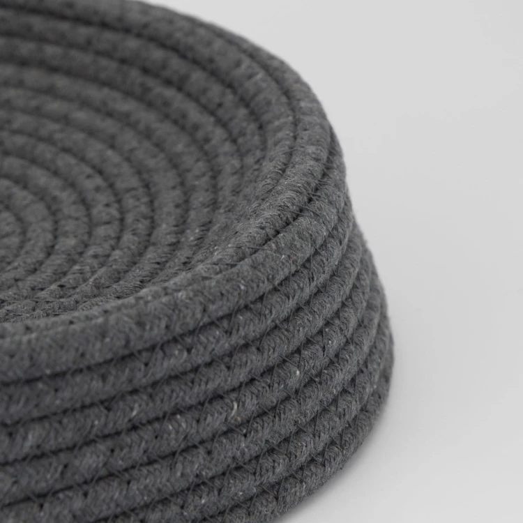 Legowisko plecione dla zwierząt Carinio NESTI Gray - S
