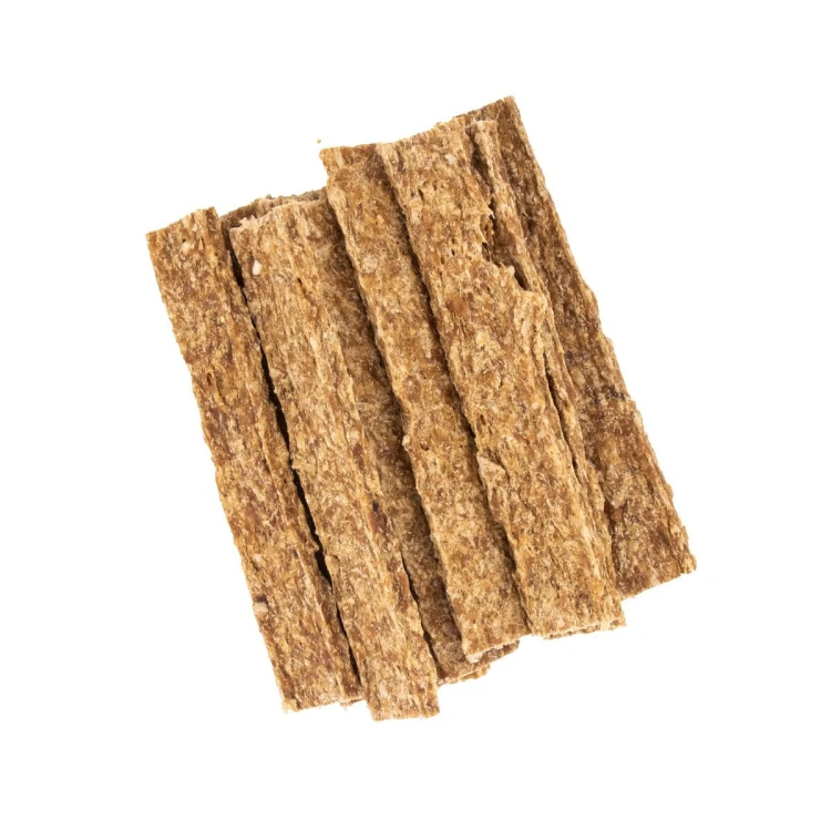 Naturalny gryzak Kacze paski 12cm 100g Jurajskie Ranczo