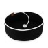 Legowisko plecione dla zwierząt Carinio BASKET BALL Black&white - L