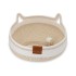 Legowisko plecione dla zwierząt Carinio PLAYGROUND White coffee - L