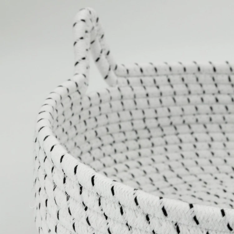 Legowisko plecione dla zwierząt Carinio MOON EARS White - S