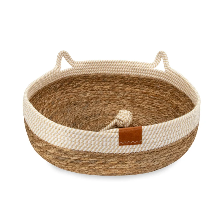 Legowisko plecione dla zwierząt Carinio TAIL Cafee late - L