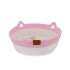 Legowisko plecione dla zwierząt Carinio TAIL PLAY Pink - L