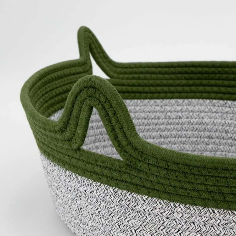 Legowisko plecione dla zwierząt Carinio TAIL PLAY Green - L