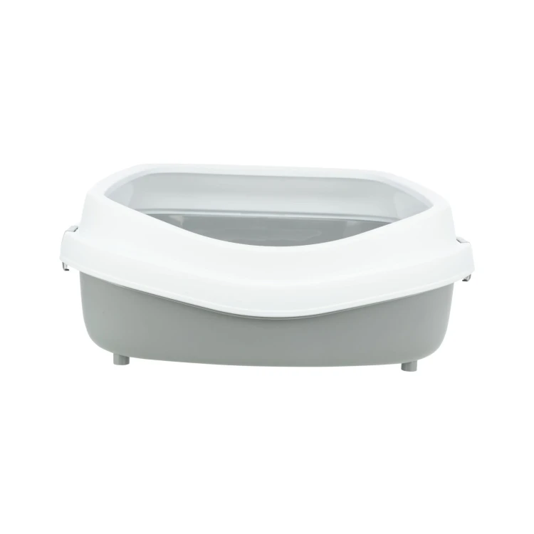 Primo XXL, kuweta, biały/szary, 56 × 25 × 71 cm, z ramką