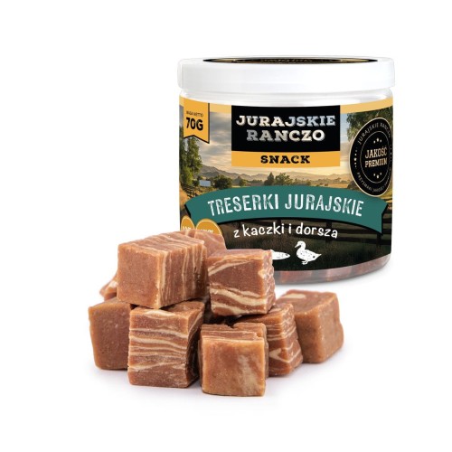 Treserki z kaczki i dorsza Jurajskie Ranczo - 70g