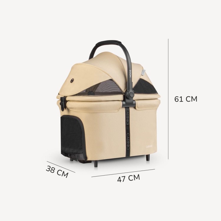 Wózek dla zwierząt Carinio ZOOM Desert
