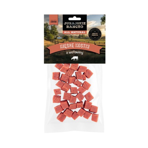 Mięsne kostki z wołowiny Jurajskie Ranczo - 100 g