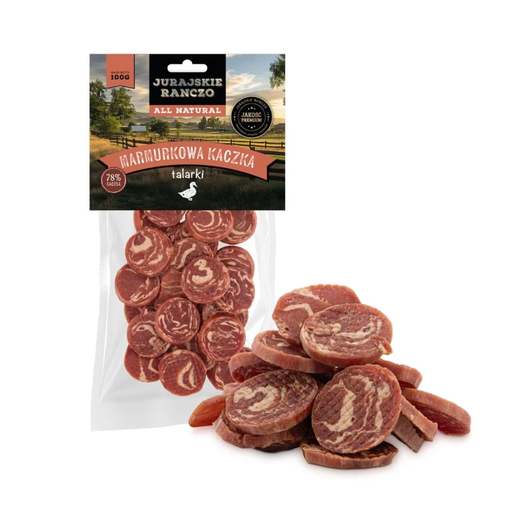 Marmurkowa kaczka talarki Jurajskie Ranczo - 100 g