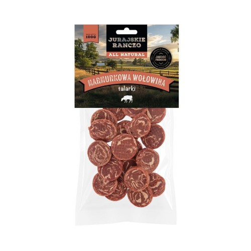 Marmurkowa wołowina talarki Jurajskie Ranczo - 100 g