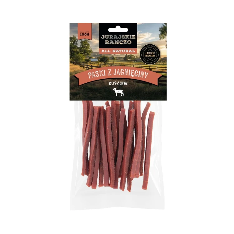 Paski z jagnięciny suszone Jurajskie Ranczo - 100 g