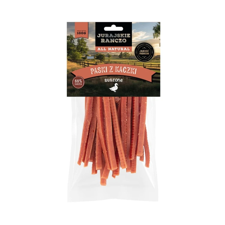 Paski kaczki suszone Jurajskie Ranczo - 100 g