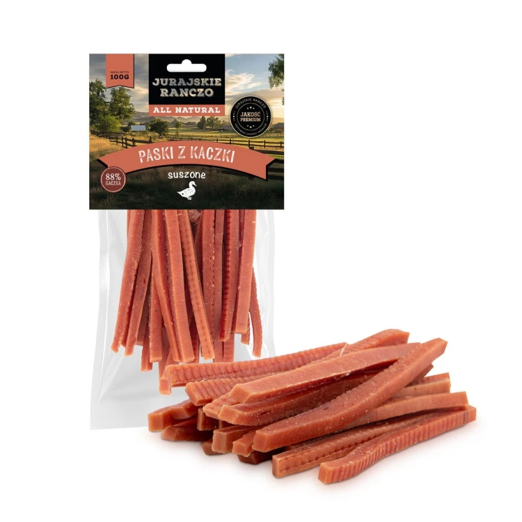 Paski kaczki suszone Jurajskie Ranczo - 100 g