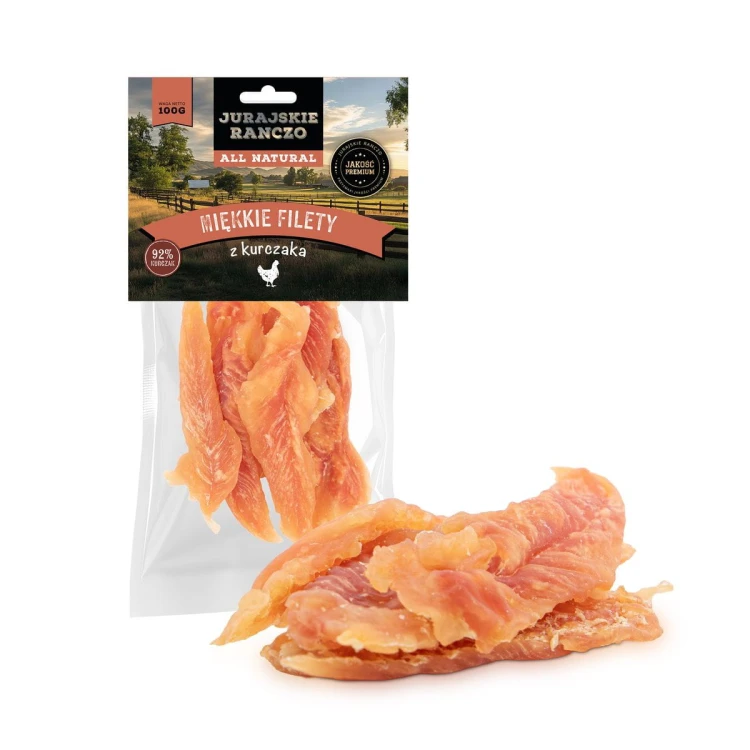 Miękkie filety z kurczaka Jurajskie Ranczo - 100 g
