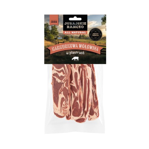 Marmurkowa wołowina w plastrach Jurajskie Ranczo - 100 g