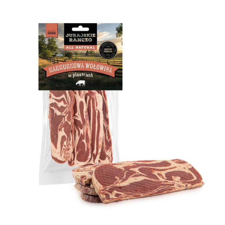 Marmurkowa wołowina w plastrach Jurajskie Ranczo - 100 g