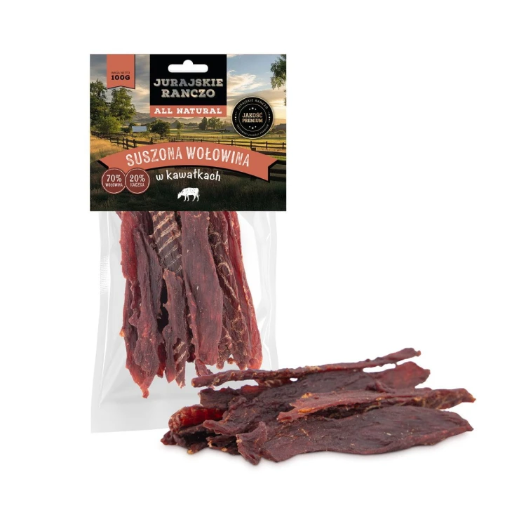 Suszona wołowina w kawałkach Jurajskie Ranczo - 100 g