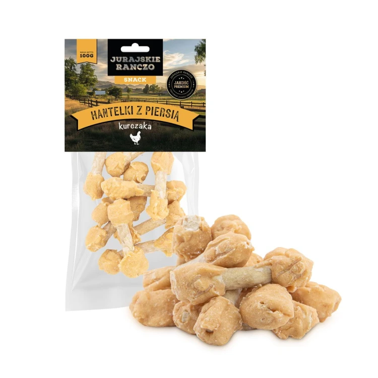 Hantelki z piersią z kurczaka Jurajskie Ranczo - 100 g