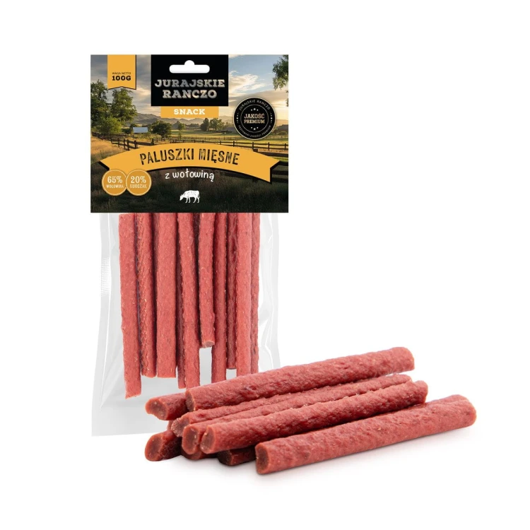 Paluszki mięsne z wołowiną Jurajskie Ranczo - 100 g
