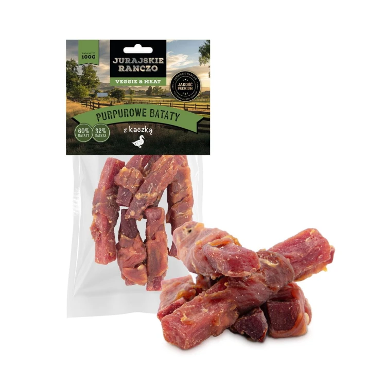 Purpurowe bataty z kaczką Jurajskie Ranczo - 100 g