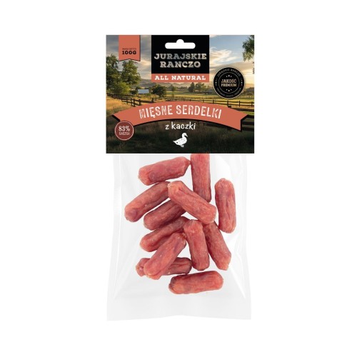 Miękkie serdelki z kaczki Jurajskie Ranczo - 100g