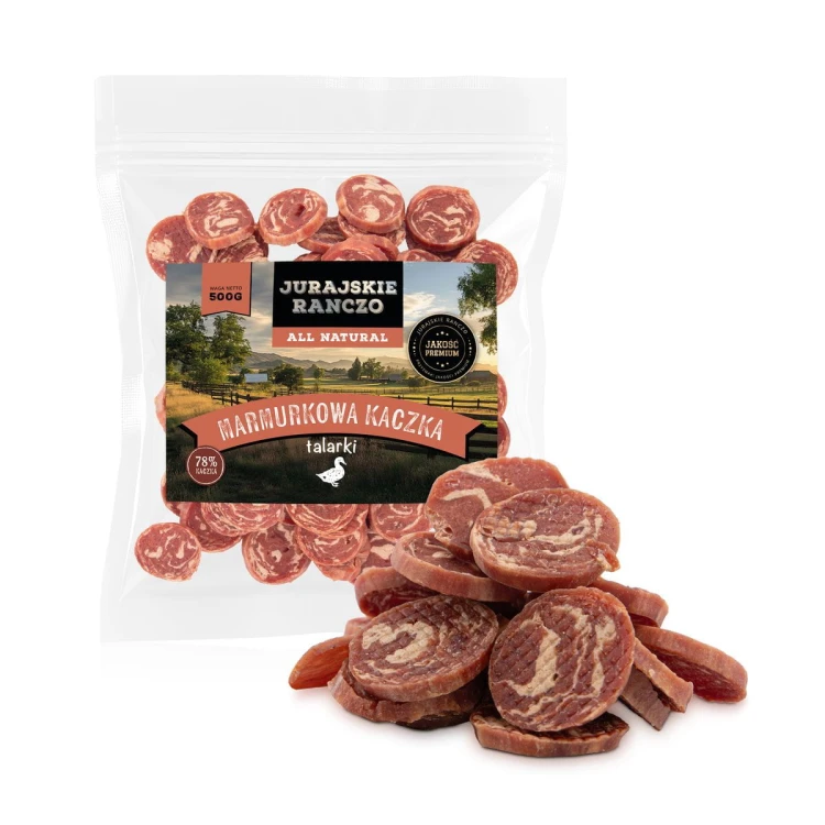 Marmurkowa kaczka talarki Jurajskie Ranczo - 500g