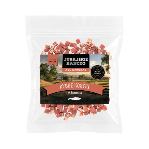 Rybne kostki z łososia Jurajskie Ranczo - 500g