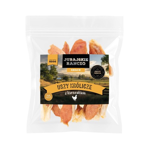 Uszy królicze z kurczakiem Jurajskie Ranczo - 500g