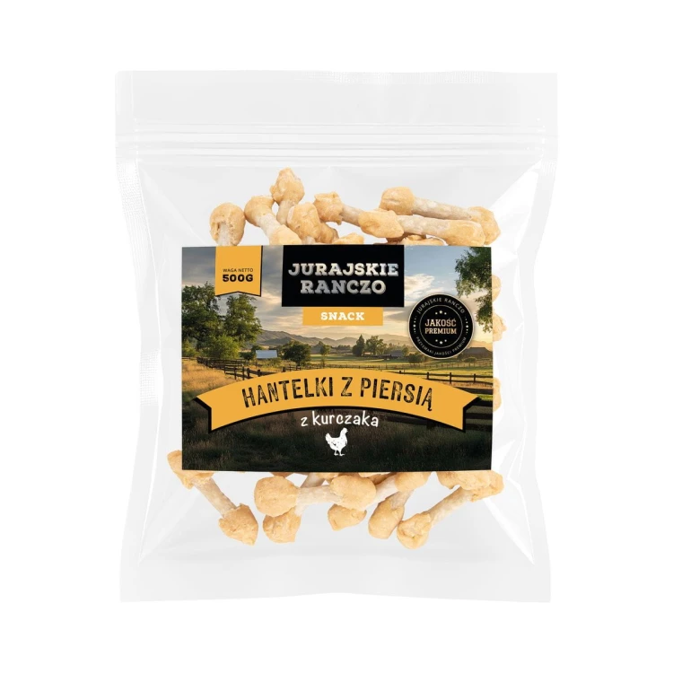 Hantelki z piersią z kurczaka Jurajskie Ranczo - 500g