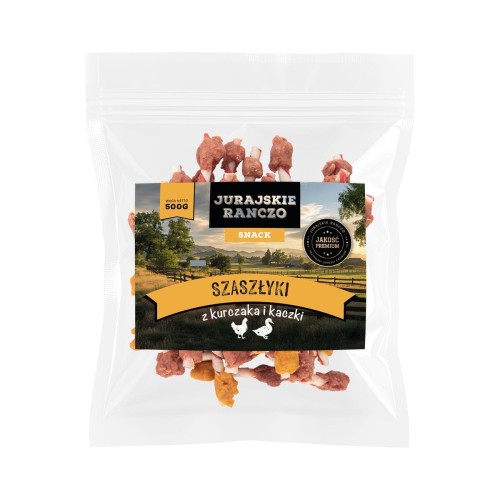 Szaszłyk z kurczaka i kaczki Jurajskie Ranczo - 500g