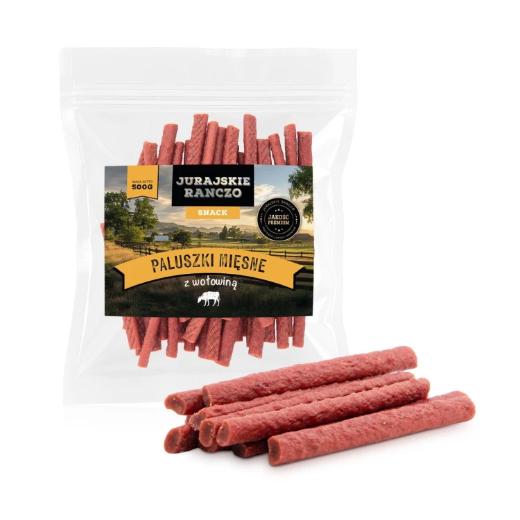 Paluszki mięsne z wołowiną Jurajskie Ranczo - 500g