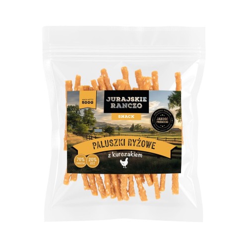 Paluszki ryżowe z kurczakiem Jurajskie Ranczo - 500g