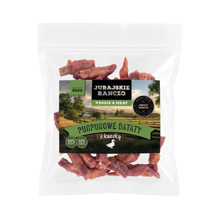 Purpurowe bataty z kaczką Jurajskie Ranczo - 500g