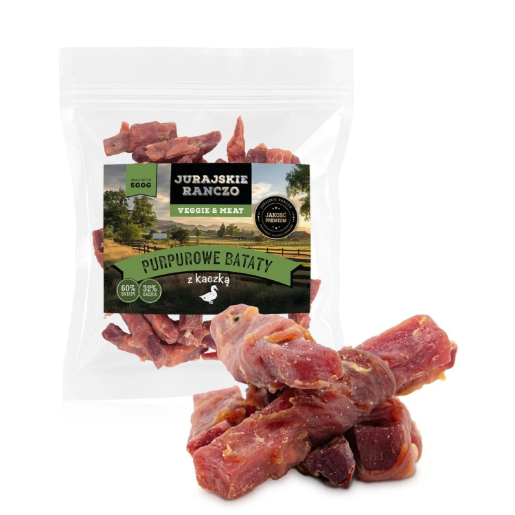Purpurowe bataty z kaczką Jurajskie Ranczo - 500g