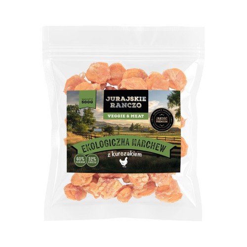 Ekologiczna marchew z kurczakiem Jurajskie Ranczo - 500g