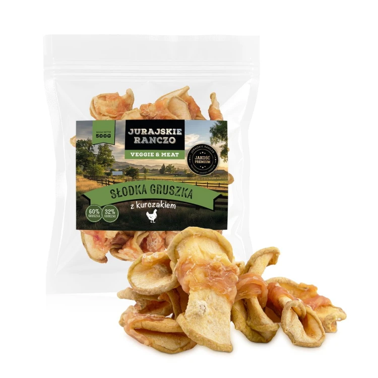 Słodka gruszka z kurczakiem Jurajskie Ranczo - 500g