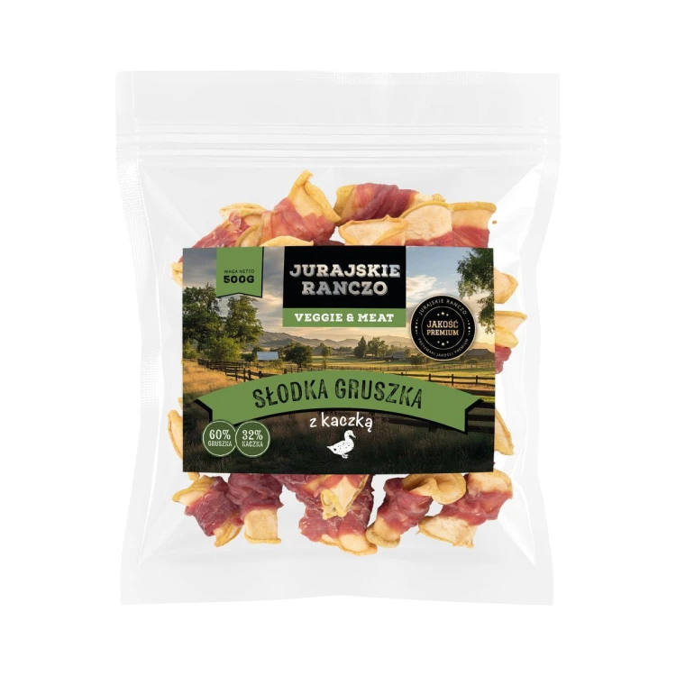 Słodka gruszka z kaczką Jurajskie Ranczo - 500g