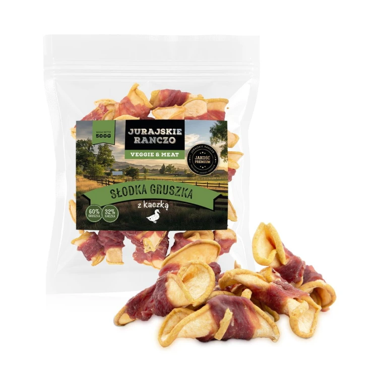 Słodka gruszka z kaczką Jurajskie Ranczo - 500g