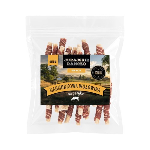 Marmurkowa wołowina na patyku Jurajskie Ranczo - 500g