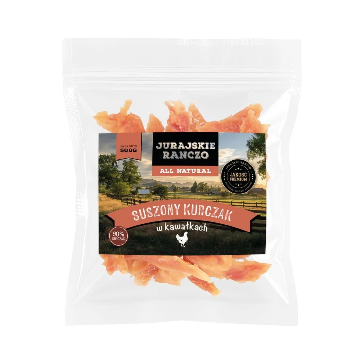 Suszony kurczak w kawałkach Jurajskie Ranczo - 500g