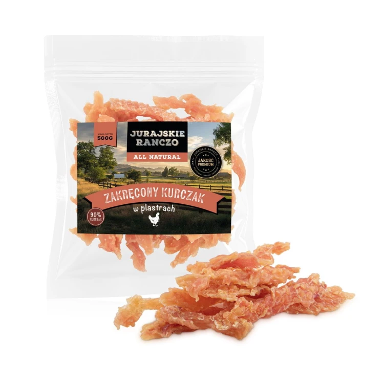 Zakręcony kurczak w plastrach Jurajskie Ranczo - 500g