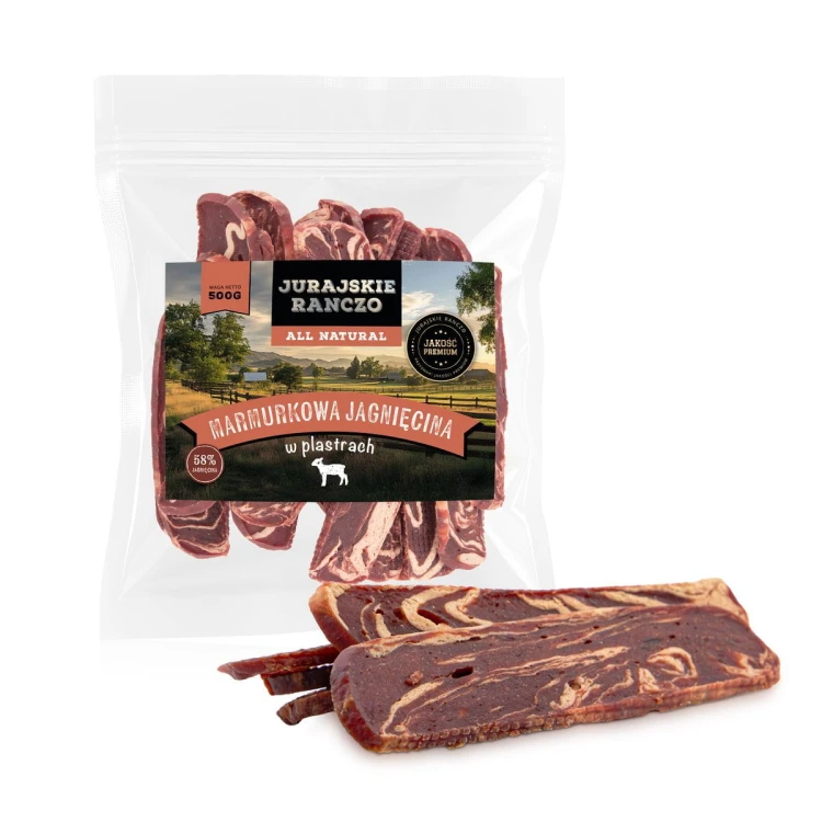 Marmurkowa jagnięcina w plastrach Jurajskie Ranczo - 500g