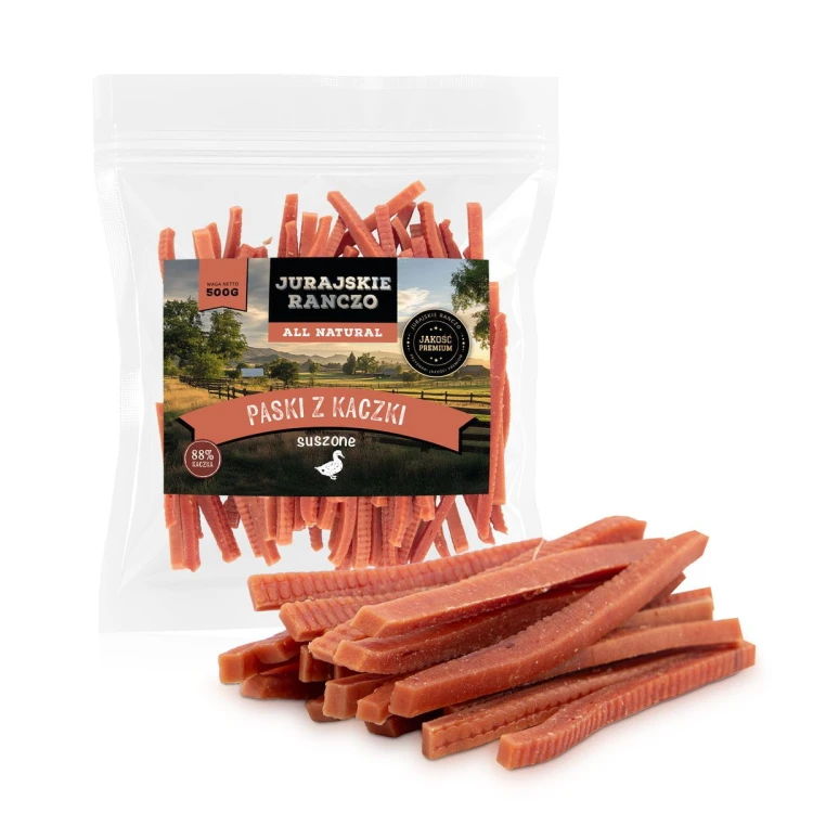 Paski kaczki suszone Jurajskie Ranczo - 500g